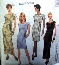 2117 MCC SS SIDE TIE DRESS LENGTHS PATTERN  16-20,10-14